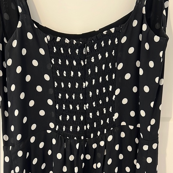 Reformation Black and White Sleeveless Midi Sundress - Picture 5 of 5